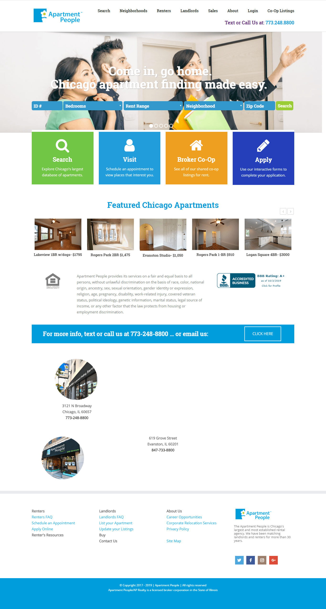 Apartment People Shopify store